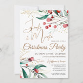 JingleモダンとMingleのクリスマパーティー 招待状 (正面)