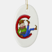 Jingle小妖精や小人"サム" セラミックオーナメント (右)