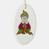 Jingle小妖精や小人「ステッチ」 セラミックオーナメント (右)