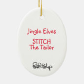 Jingle小妖精や小人「ステッチ」 セラミックオーナメント (裏面)