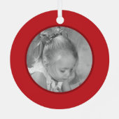 Jingle メリー Bellsおもしろい写真パーソナライズされた メタルオーナメント (裏面)