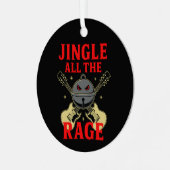 Jingle All the Rage – ヘヴィメタル・クリスマス メタルオーナメント (正面左)