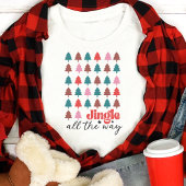 Jingle All The Way クリスマスツリー トライブレンドTシャツ