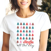 Jingle All The Way クリスマスツリー トライブレンドTシャツ