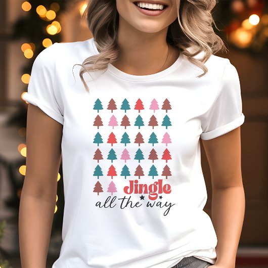 Jingle All The Way クリスマスツリー トライブレンドTシャツ