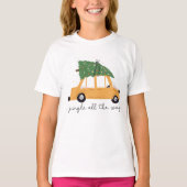 Jingle All The Way クリスマス Tシャツ (正面)