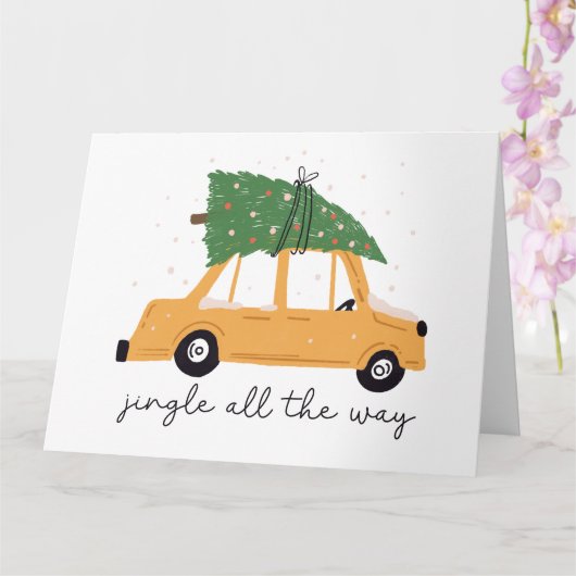Jingle All The Way Christmas  カード (蘭)