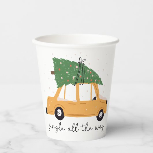 Jingle All The Way Christmas  紙コップ (正面)