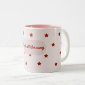 “Jingle All the Way” Cozy Christmas Mug ツートーンマグカップ (正面右)