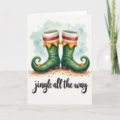 Jingle All The Way Elf Boots Card カード (正面)