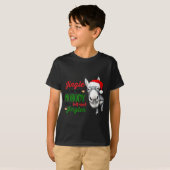 Jingle All The Way Nobody Likes A Jingler Santa Ha Tシャツ (正面フル)