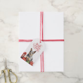 Jingle All Wayオーストラリア牛の犬のクリスマス ギフトタグ (より糸付き)