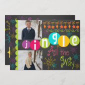 Jingle All Wayホリディフォトカード シーズンカード (正面/裏面)