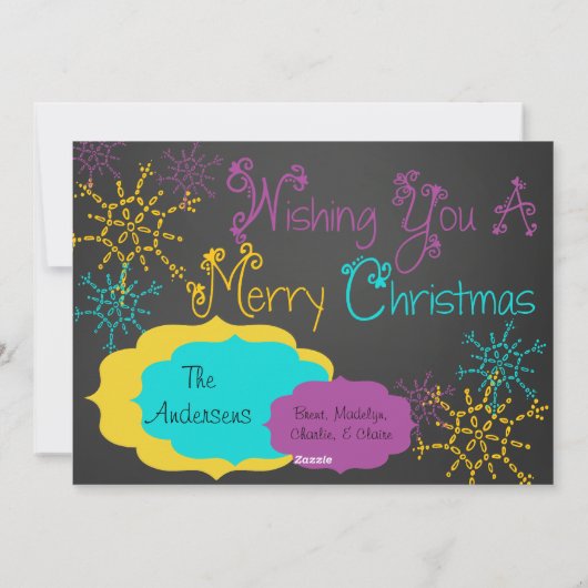 Jingle All Wayホリディフォトカード シーズンカード (裏面)