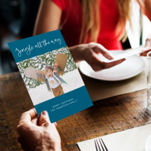 Jingle All Way写真クリスマスフラットカード