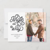 Jingle All Way写真ホリモダンデーカード シーズンカード (正面)