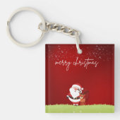 Jingle All Way:クリスマスシンプルキーホルダー キーホルダー (正面)