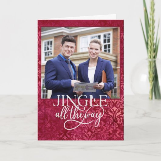 Jingle All Way Business Christmas写真 シーズンカード (正面)