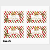 Jingle All Way Rectangleステッカー 長方形シール (シート)