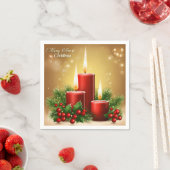 Jingle All Way to Joy:フェスティバルがMerのために見つける スタンダードカクテルナプキン (インサイチュ)