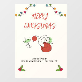 Jingle And Mingle Christmas Cocktail Party ウィンドウサイン