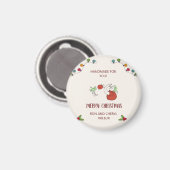 Jingle And Mingle Christmas Cocktail Party マグネット (正面/裏面)