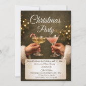 Jingle And Mingle Christmas Cocktail Party  招待状 (正面)