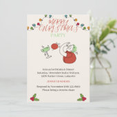 Jingle And Mingle Christmas Cocktail Party 招待状 (スタンド正面)