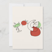 Jingle And Mingle Christmas Cocktail Party 招待状 (裏面)