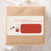 Jingle And Mingle Christmas Cocktail Party Label ラベル (インサイチュ)