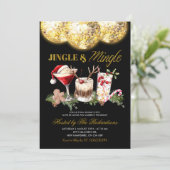 Jingle And Mingle Christmas Disco Cocktail Party 招待状 (スタンド正面)