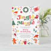 Jingle And Mingle Christmas Holiday Party 招待状 (スタンド正面)