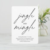 Jingle and Mingle Christmas Party  招待状 (スタンド正面)