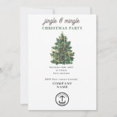 Jingle and Mingle Holiday Business Christmas Party 招待状 (正面)