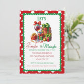 Jingle and Mingle Holiday Cocktail Party 招待状 (スタンド正面)