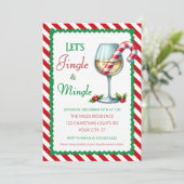 Jingle and Mingle Holiday Cocktail Party 招待状 (スタンド正面)