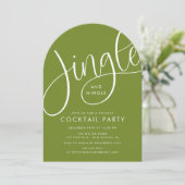 Jingle and Mingle Holiday Cocktail Party 招待状 (スタンド正面)