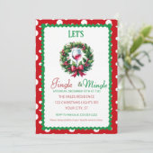 Jingle and Mingle Holiday Cocktail Party 招待状 (スタンド正面)