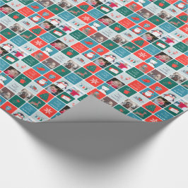 Jingle and Mingle Holiday Photo Giftwrap ラッピングペーパー