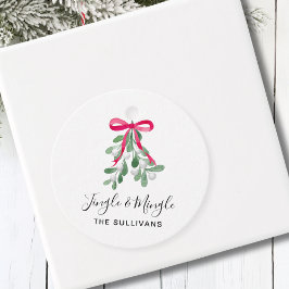 Jingle And Mingle Mistletoe Christmas フェイバータグ