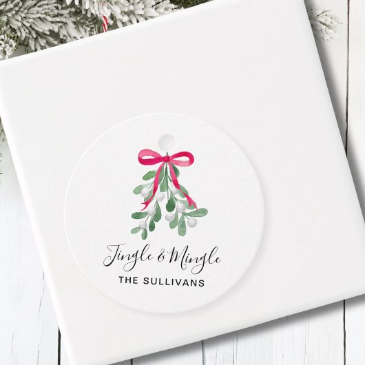 Jingle And Mingle Mistletoe Christmas フェイバータグ
