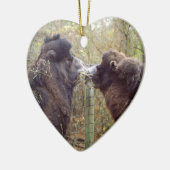 Jingle BabaとGoogle Mama セラミックオーナメント (左)