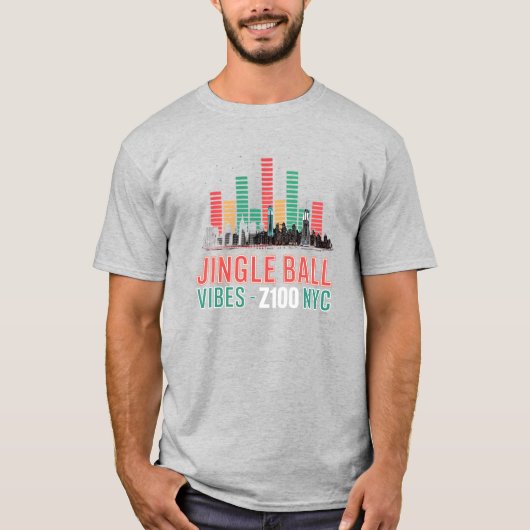 Jingle Ball NYC Tシャツ 誰でも着られる (正面)