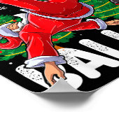 Jingle Ballers Santa Football Christmas Soccer Pla ポスター (角)