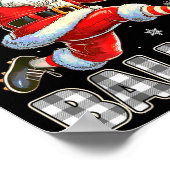 Jingle Ballers Santa Football Christmas Soccer Pla ポスター (角)