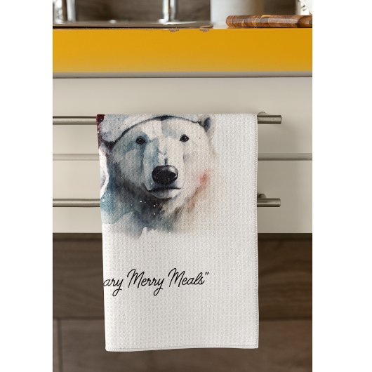 Jingle Bear Joy, custom キッチンタオル