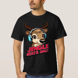 Jingle Beats Only – Musical Christmas Design Tシャツ