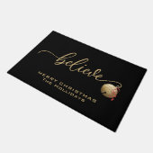 Jingle BellでBELIVE独身のスクリプト ドアマット (アングル)