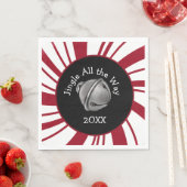 Jingle Bell Christmas Plates スタンダードランチョンナプキン (インサイチュ)