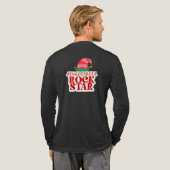 Jingle Bell Rock Starバックグラフィック トライブレンドＴシャツ (背面全体)